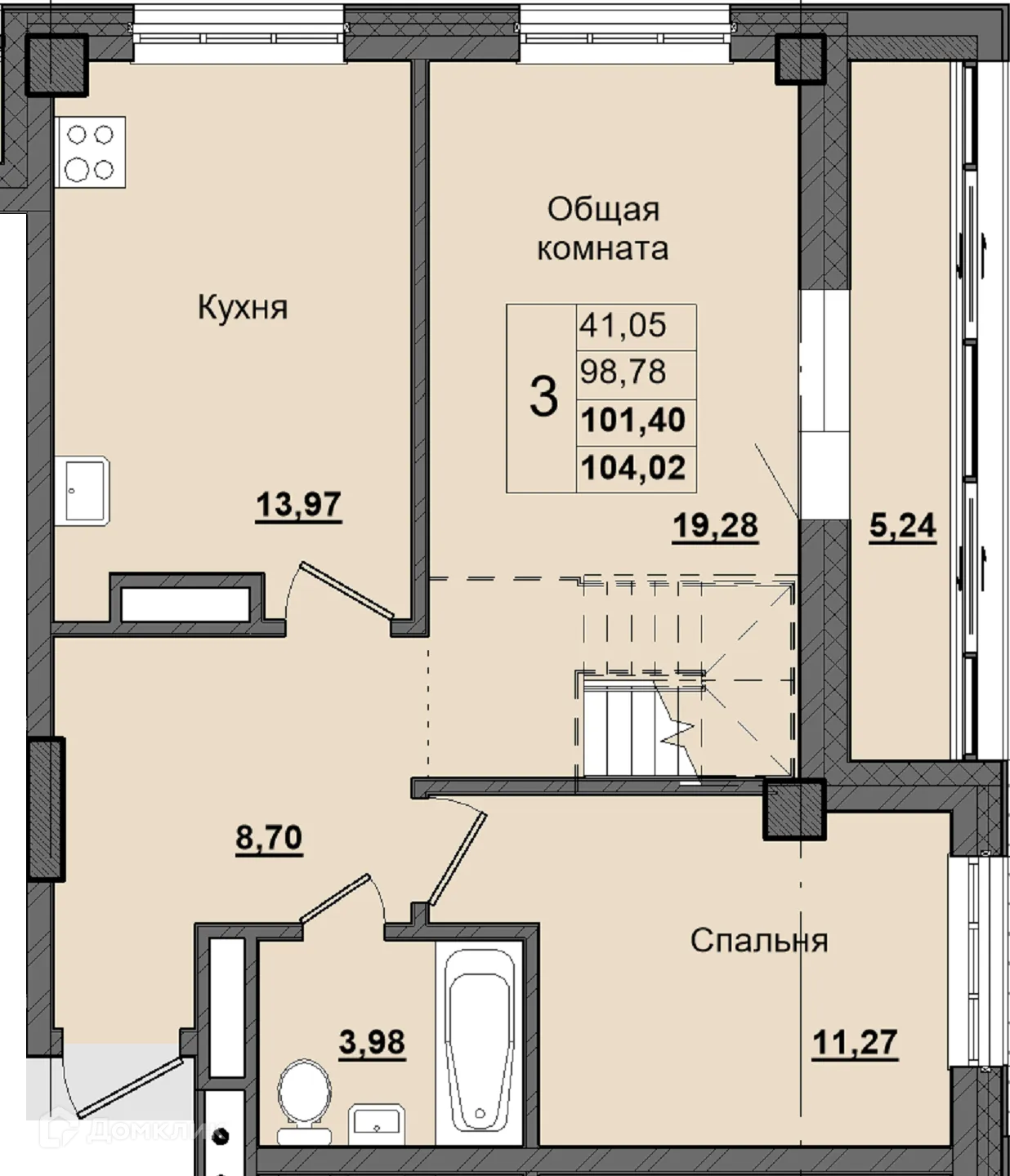 Фото квартиры в ЖК Алгыс