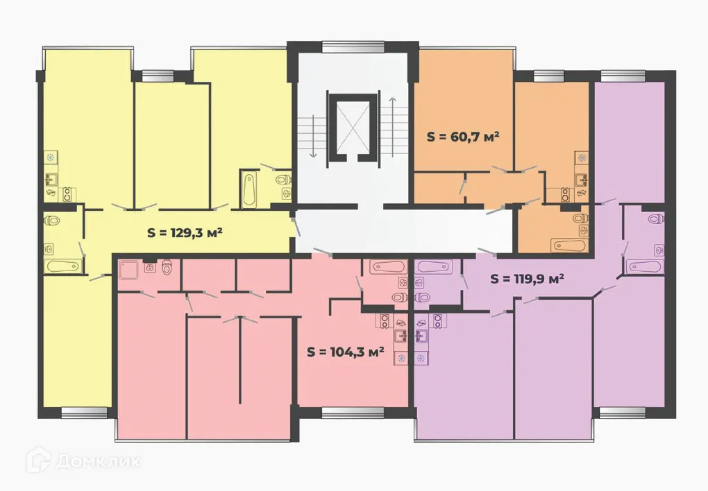 Фото квартиры в ЖК Новый горизонт