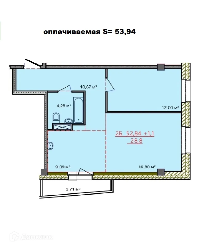 Фото квартиры в ЖК Кватро