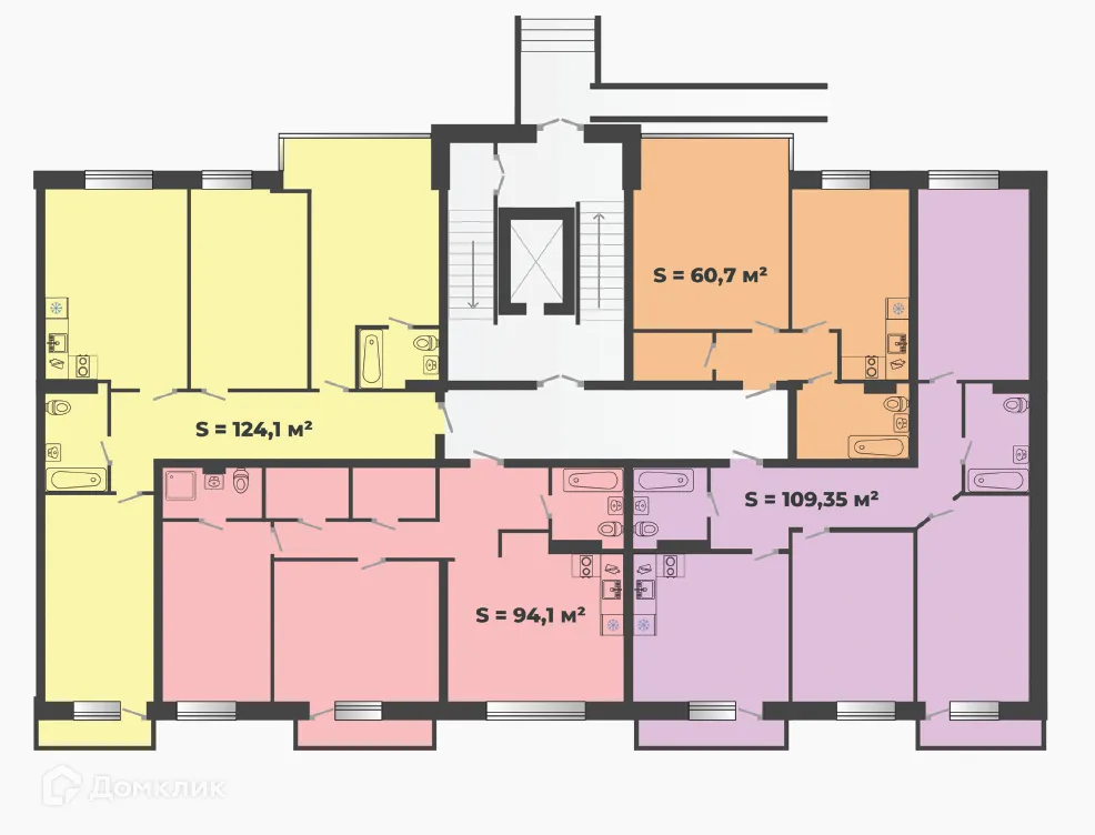 Фото квартиры в ЖК Новый горизонт