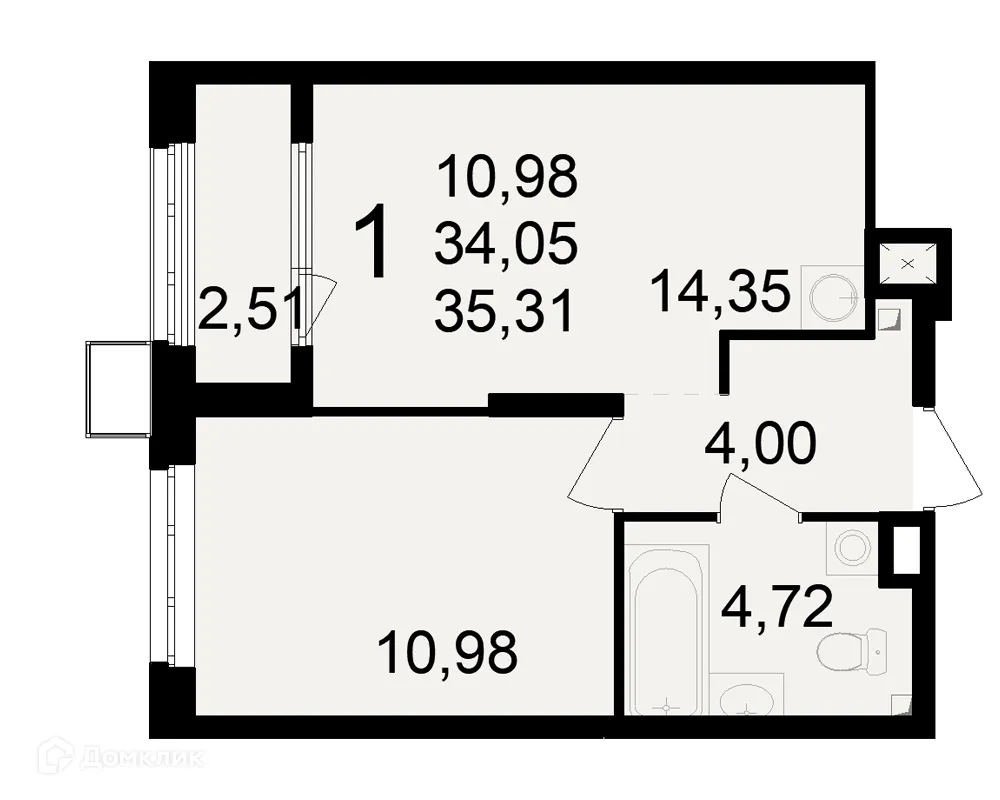 Фото квартиры в ЖК Макроквартал "Свобода"