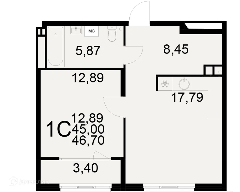 Фото квартиры в ЖК Радости жизни