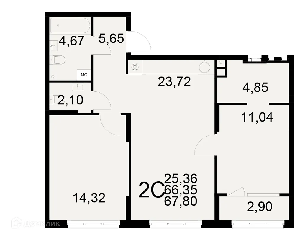 Фото квартиры в ЖК Радости жизни