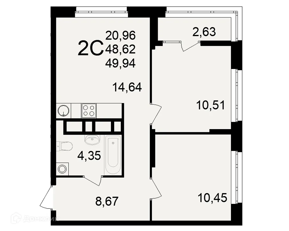Фото квартиры в ЖК Аура