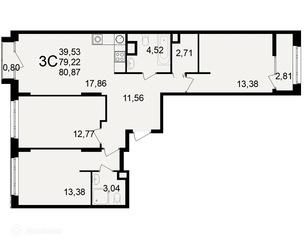 Фото квартиры в ЖК Аура