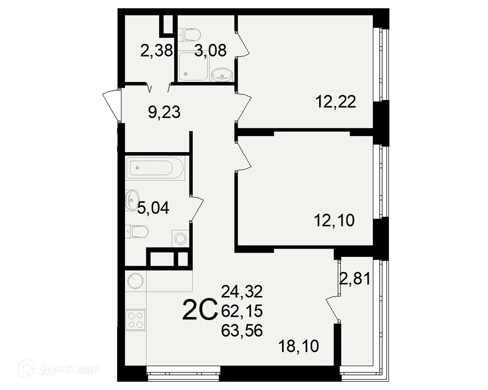 Фото квартиры в ЖК Аура