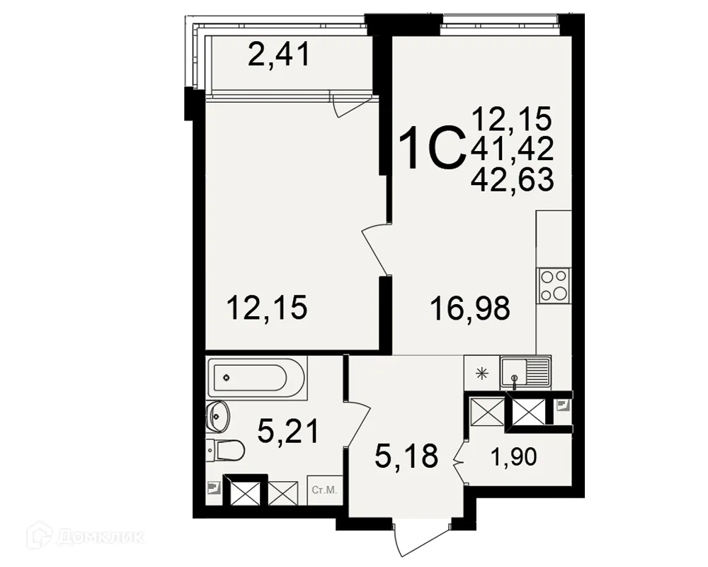 Фото квартиры в ЖК Большая история