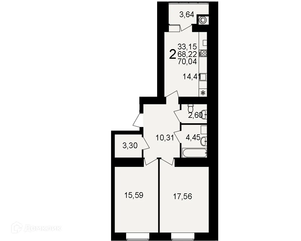 Фото квартиры в ЖК Видный