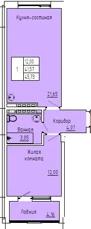 Фото квартиры в ЖК Green Town (Грин Таун)