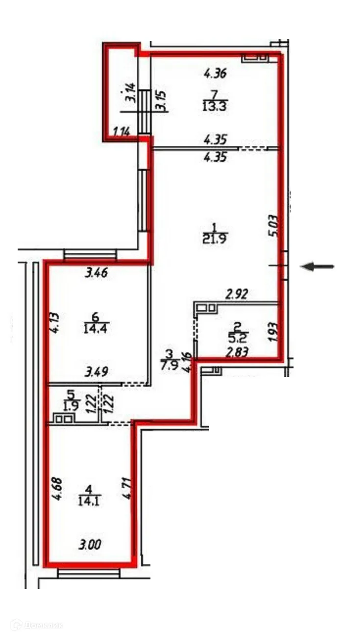 Фото квартиры в ЖК Соловьиная роща