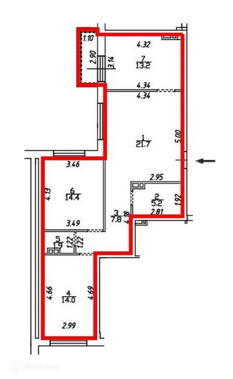 Фото квартиры в ЖК Соловьиная роща