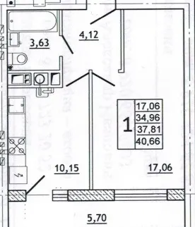 Фото квартиры в ЖК Дом по ул Нахимова
