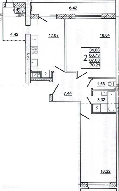 Фото квартиры в ЖК Дом по ул Нахимова