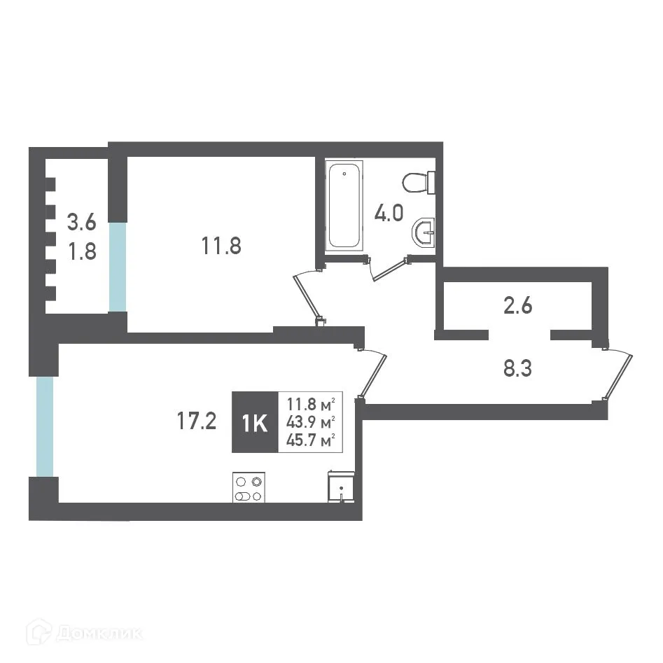Фото квартиры в ЖК Никольский