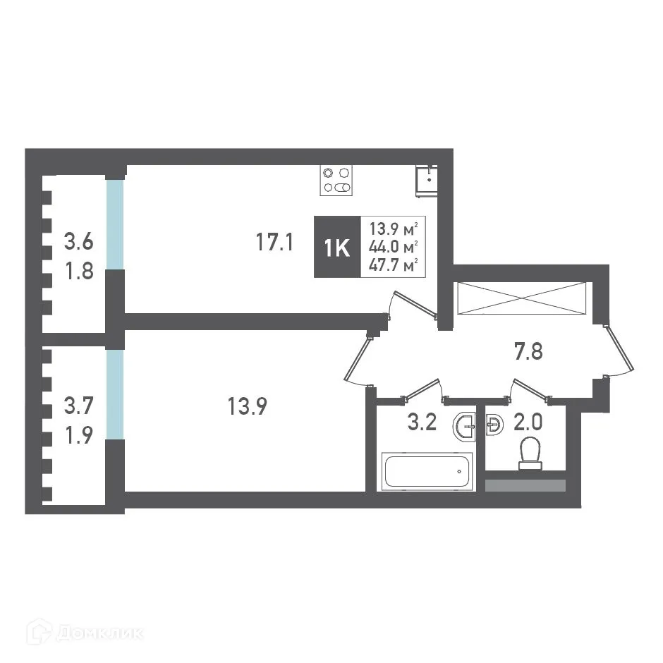 Фото квартиры в ЖК Никольский