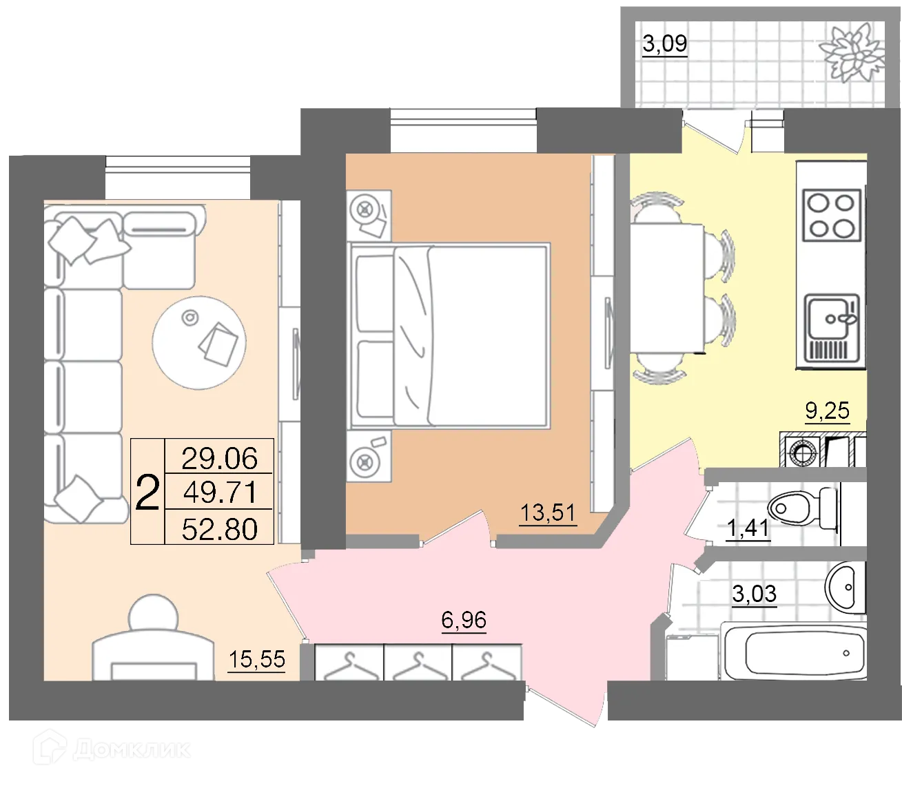 Фото квартиры в ЖК "Европейский"
