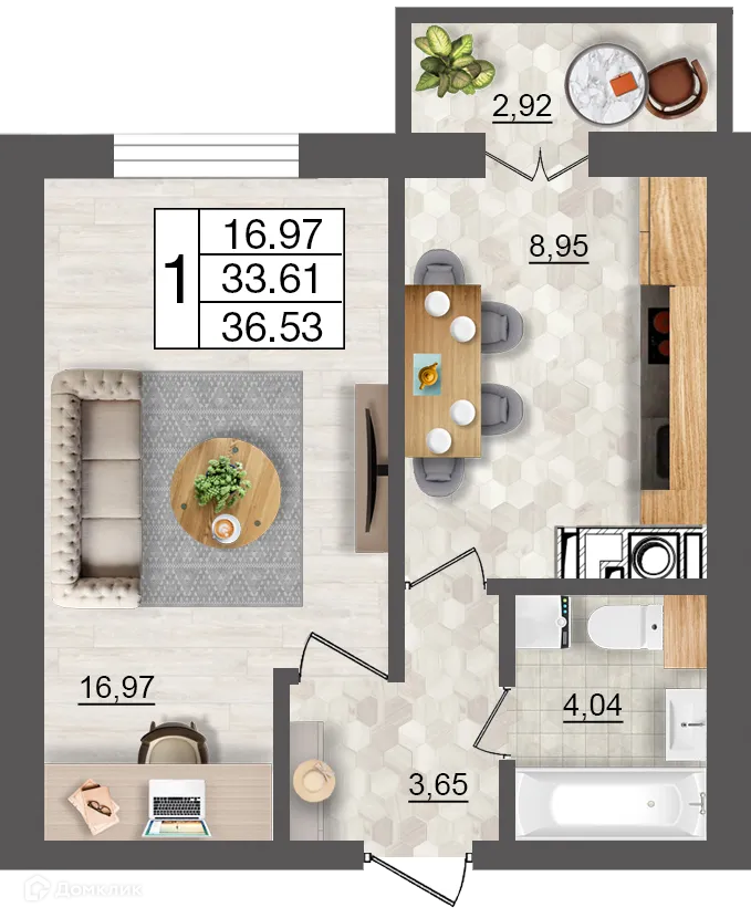 Фото квартиры в ЖК Максимум