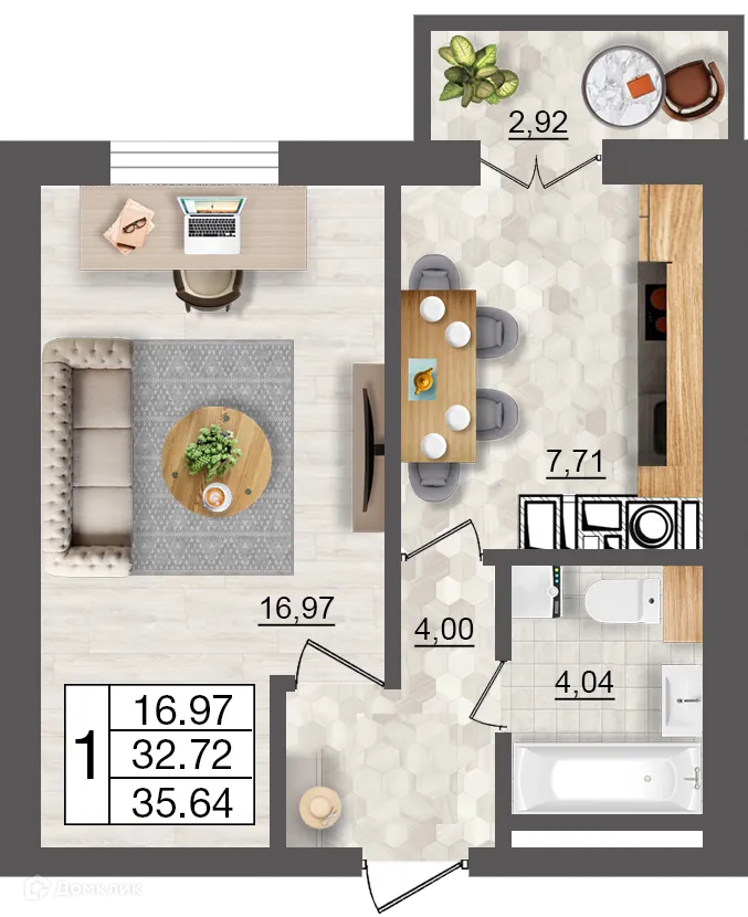 Фото квартиры в ЖК Максимум