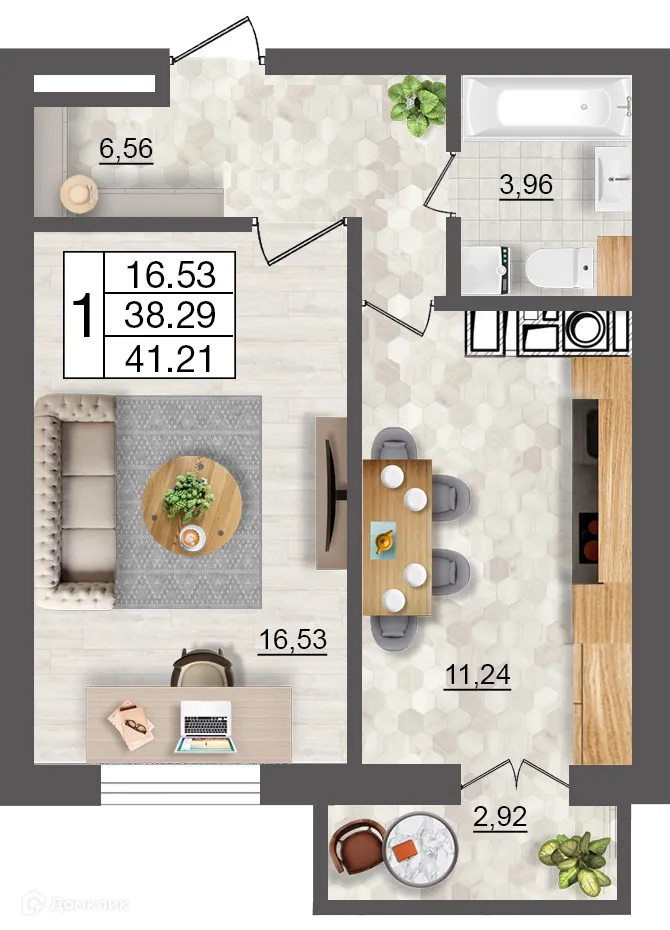 Фото квартиры в ЖК Максимум