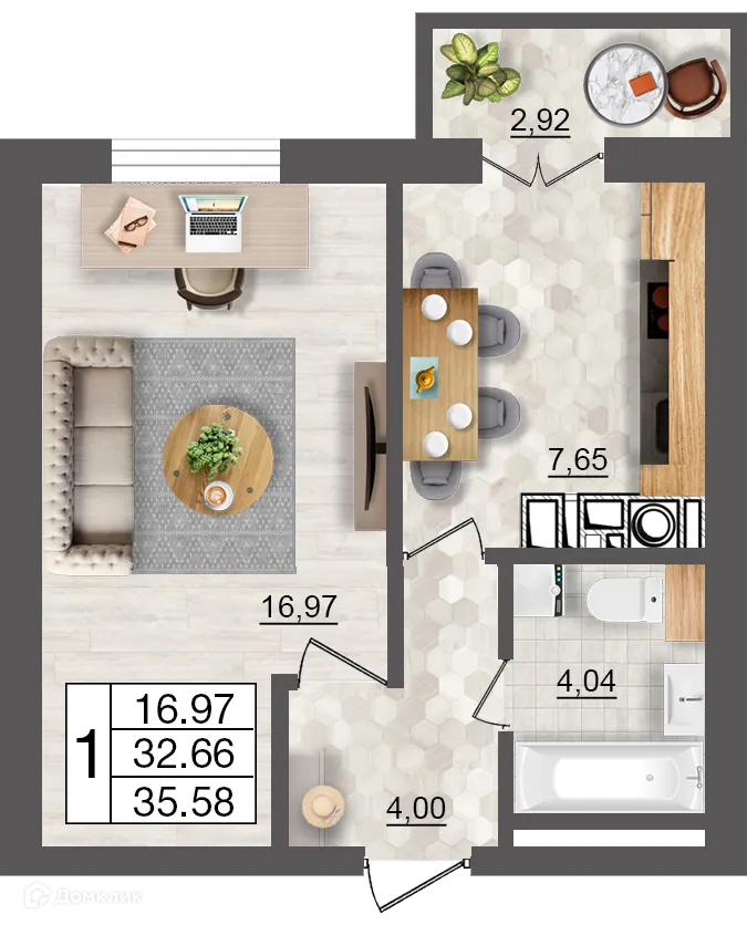 Фото квартиры в ЖК Максимум