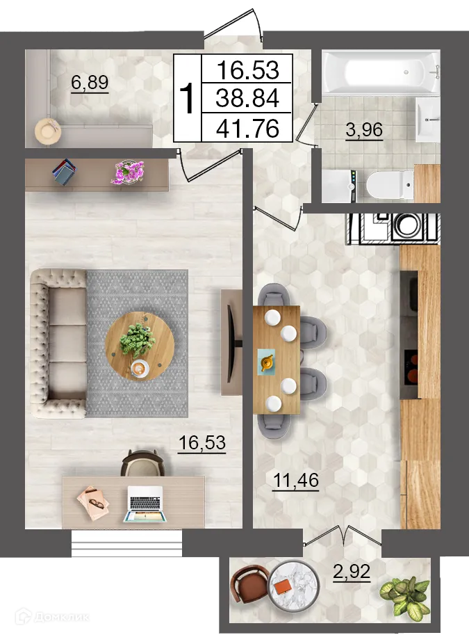 Фото квартиры в ЖК Максимум