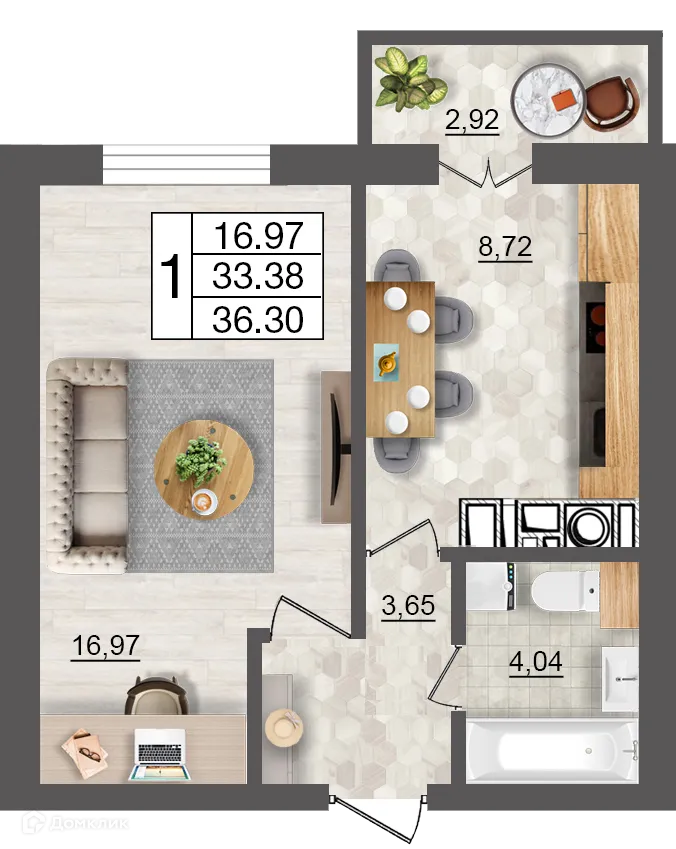 Фото квартиры в ЖК Максимум