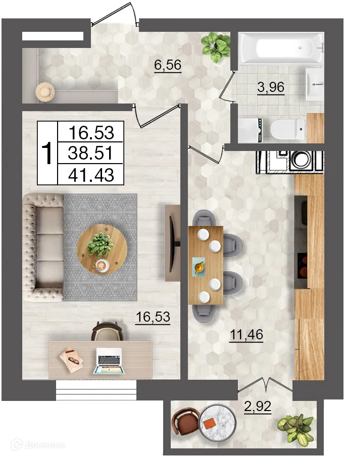 Фото квартиры в ЖК Максимум