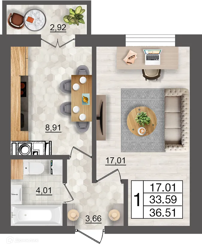 Фото квартиры в ЖК Максимум