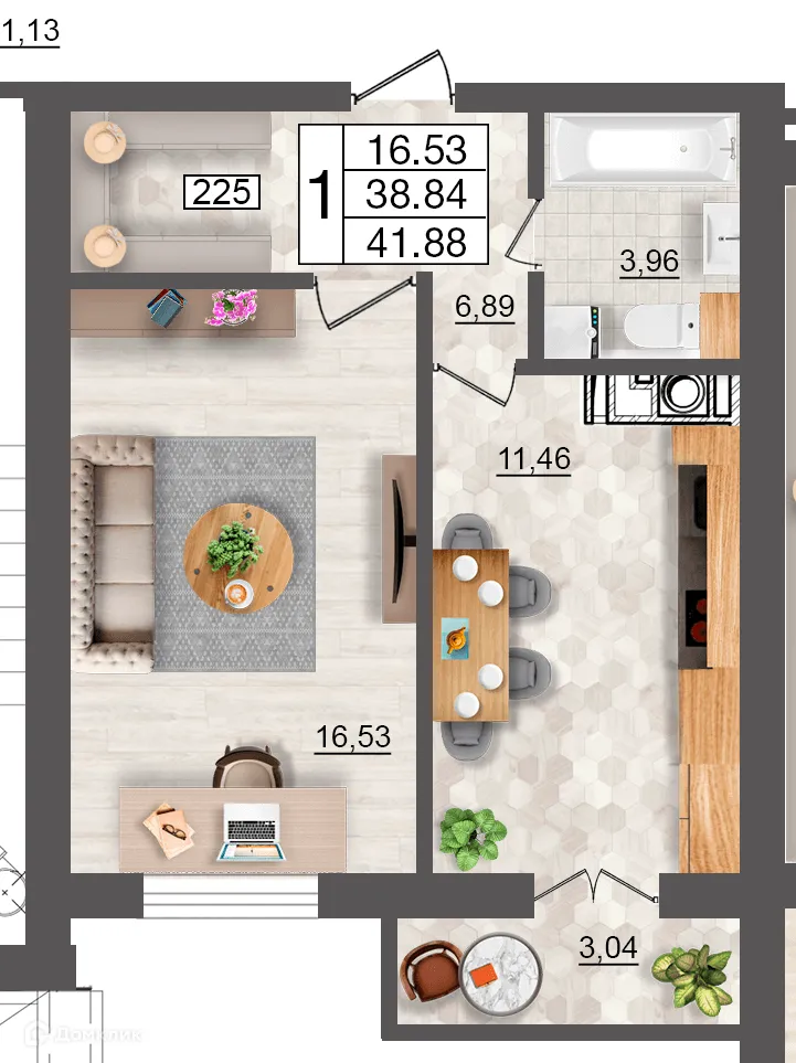 Фото квартиры в ЖК Максимум