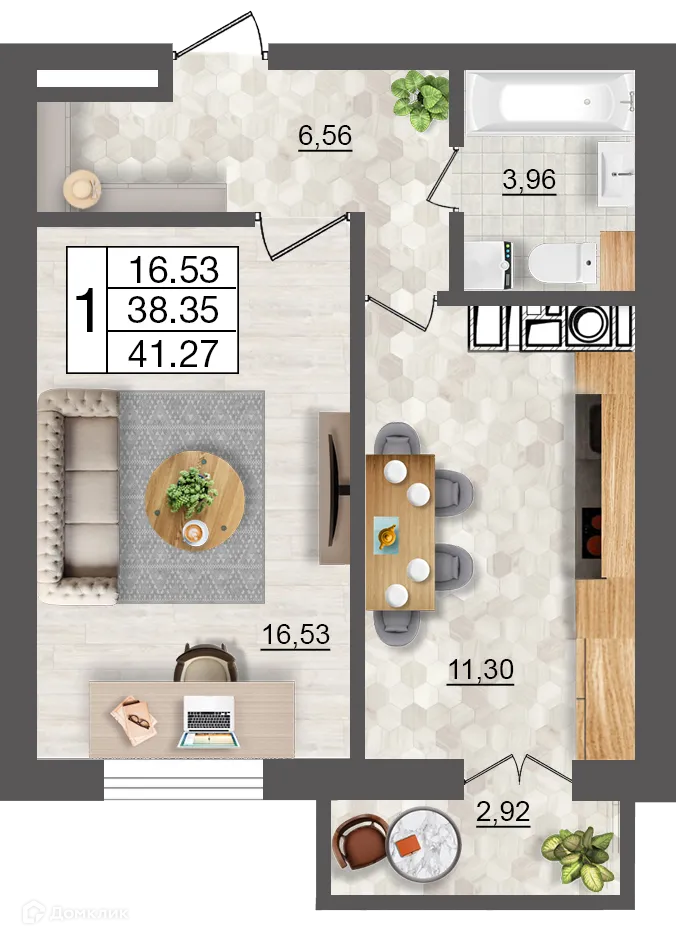 Фото квартиры в ЖК Максимум