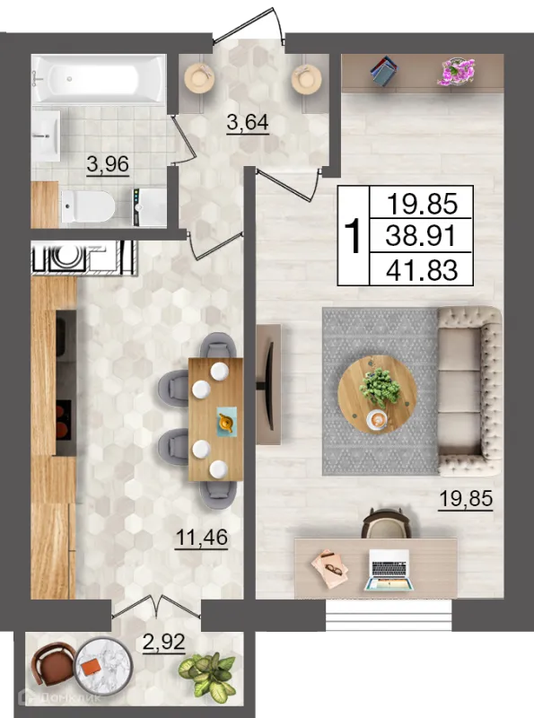 Квартира в ЖК Максимум