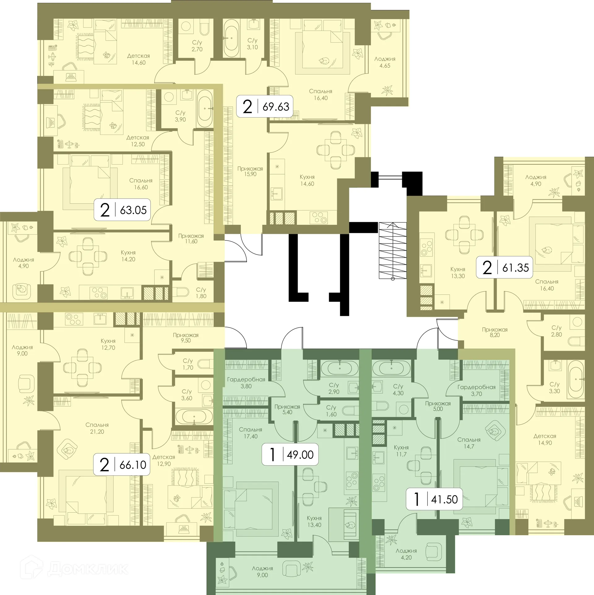 Фото квартиры в ЖК Загорье