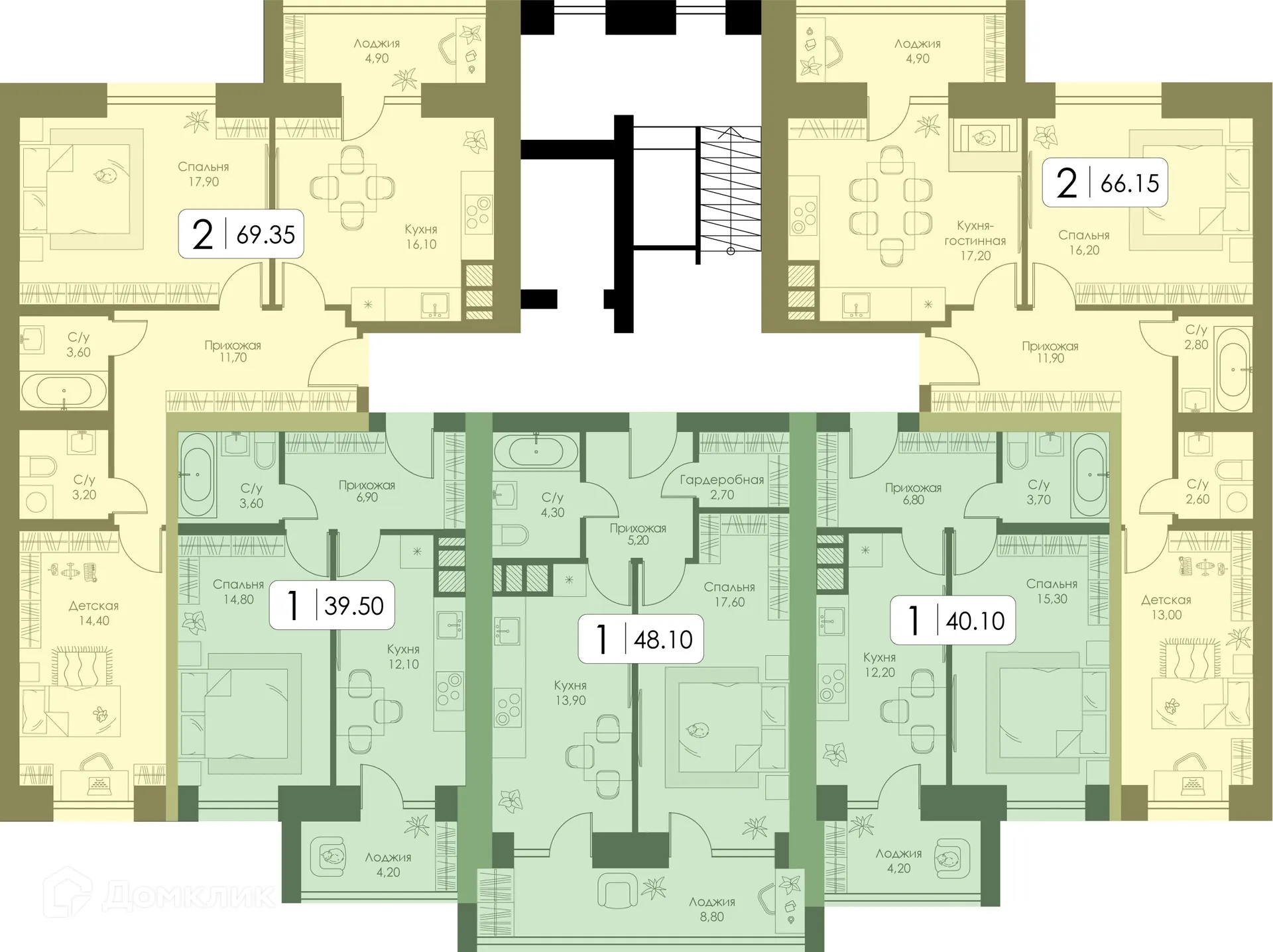 Фото квартиры в ЖК Загорье