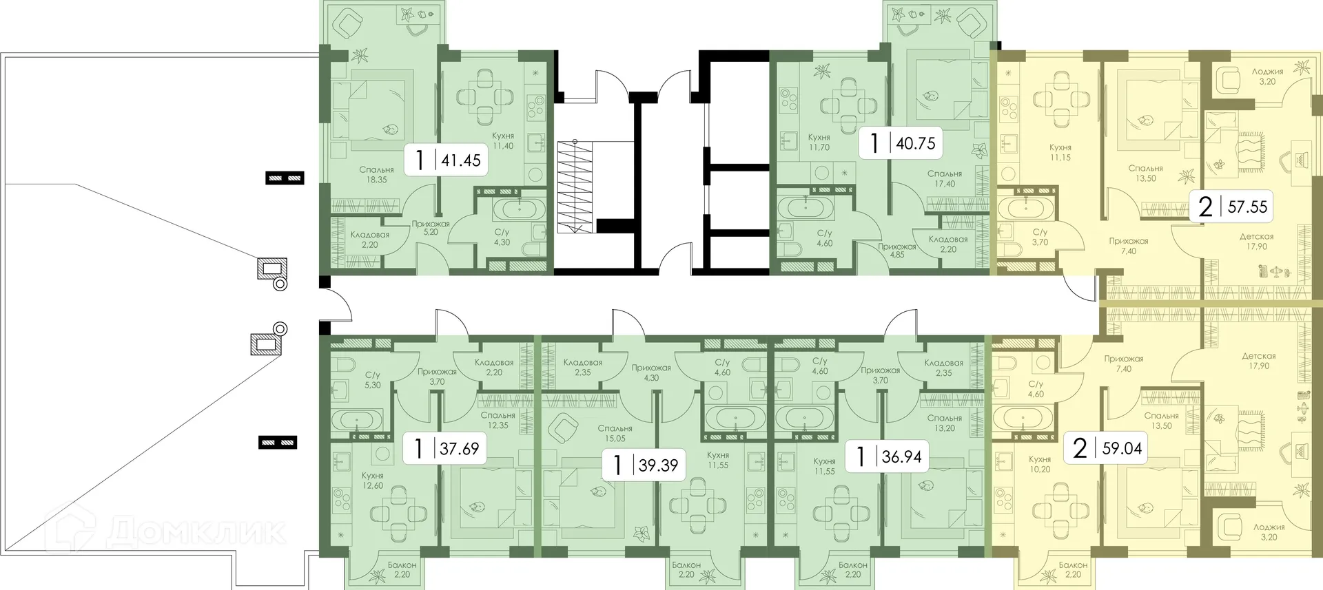 Фото квартиры в ЖК СреДА