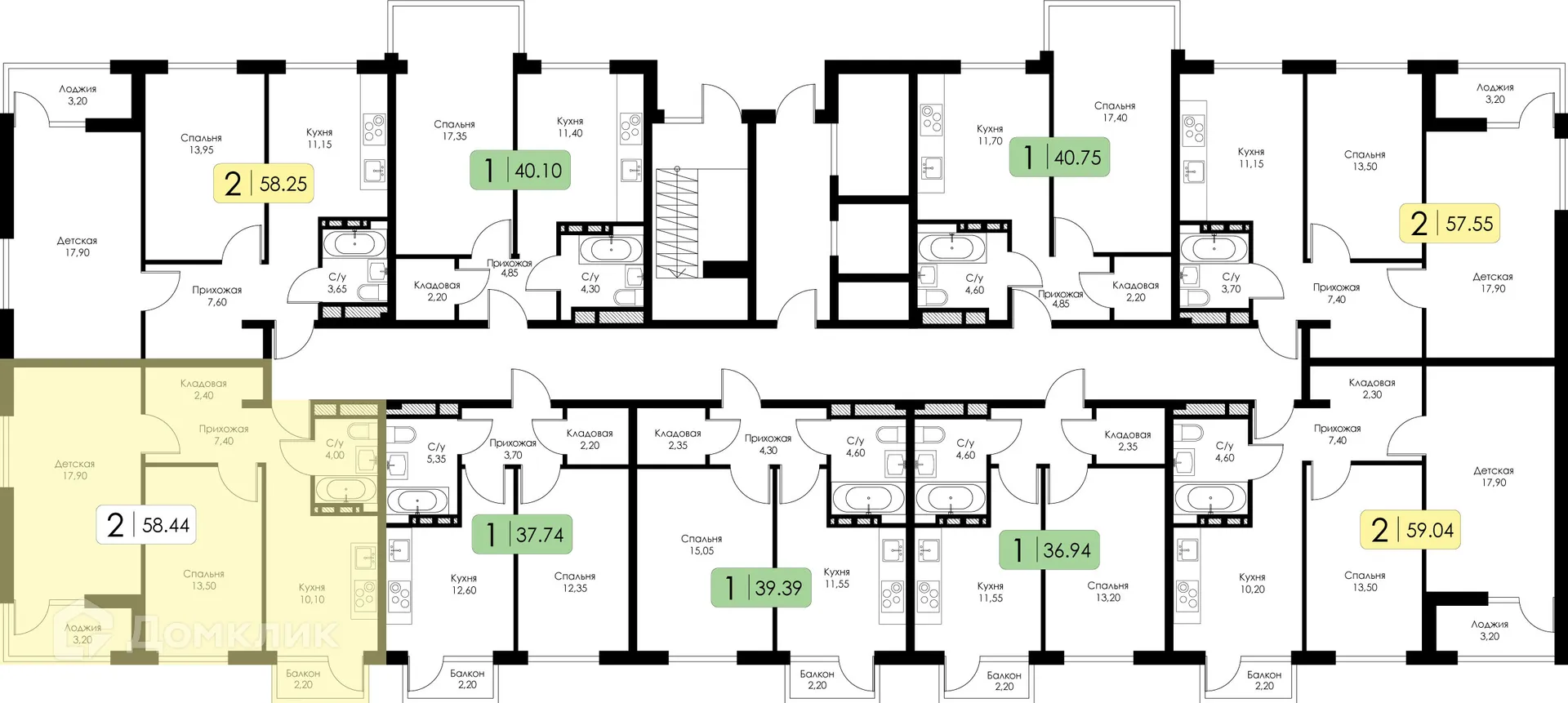 Фото квартиры в ЖК СреДА