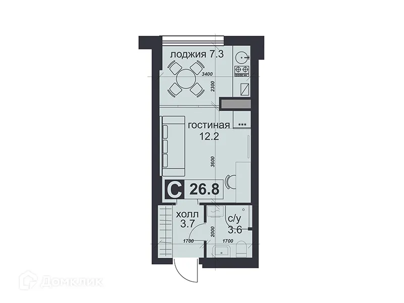 Фото квартиры в ЖК «НАДЕЖДА»