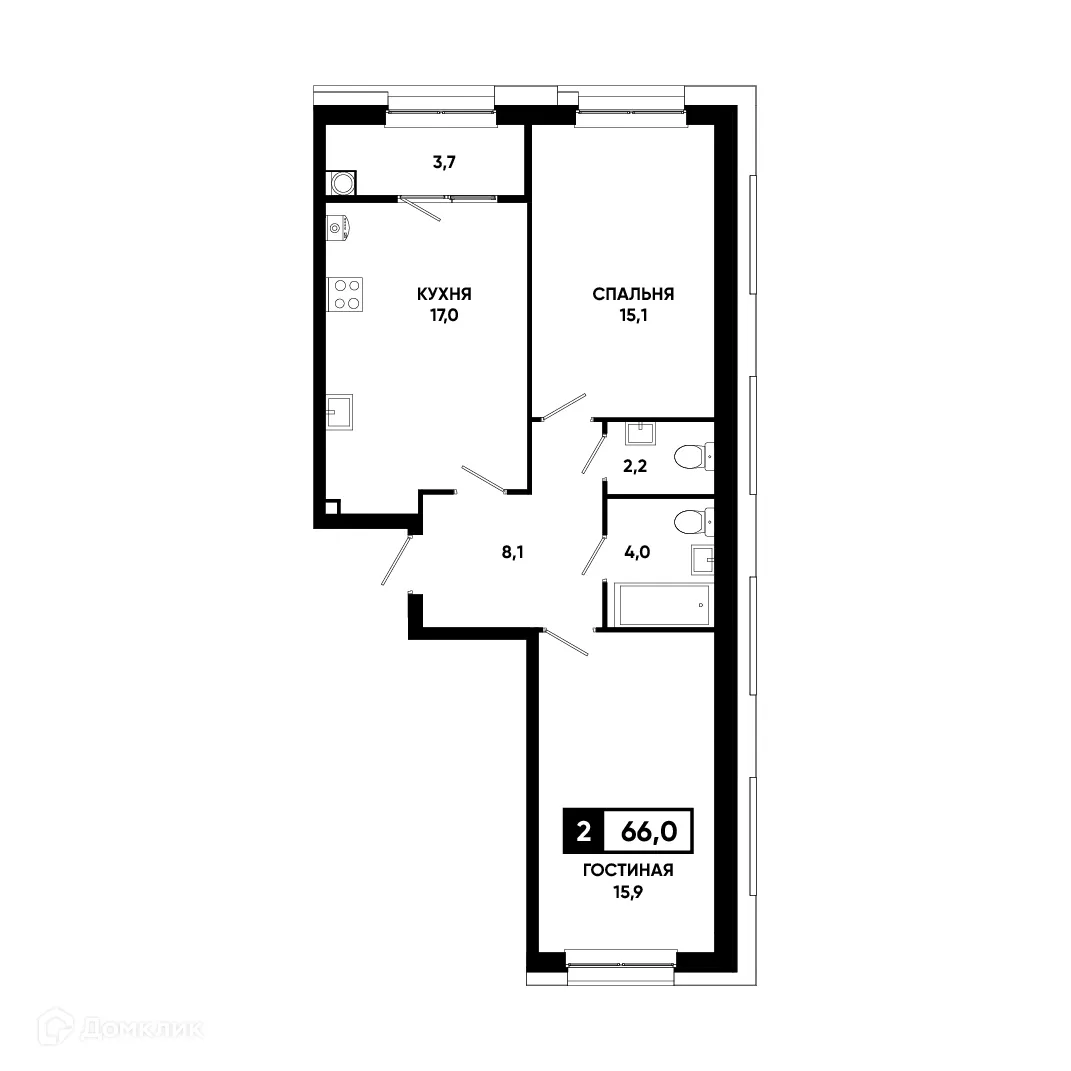 Фото квартиры в ЖК Основа