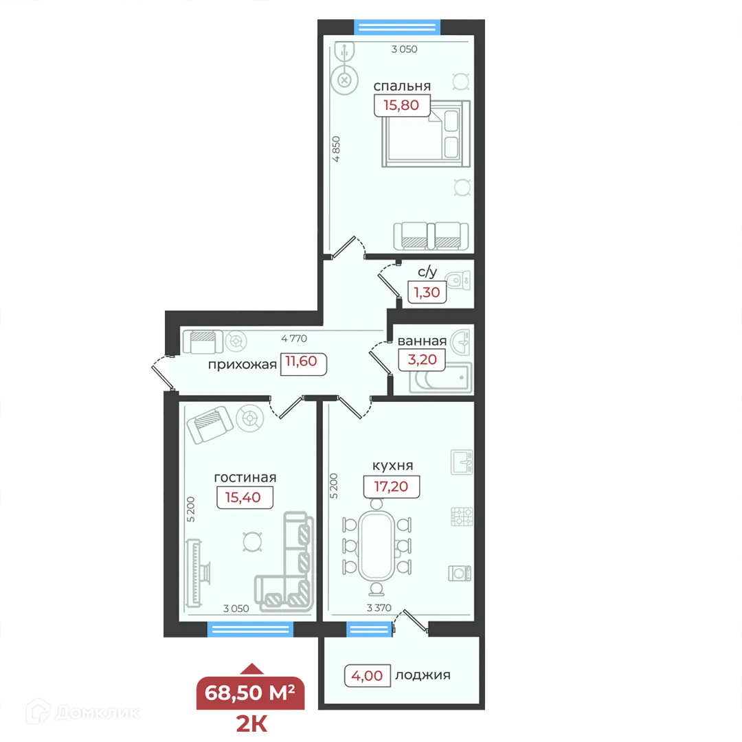 Фото квартиры в ЖК Европейский 5