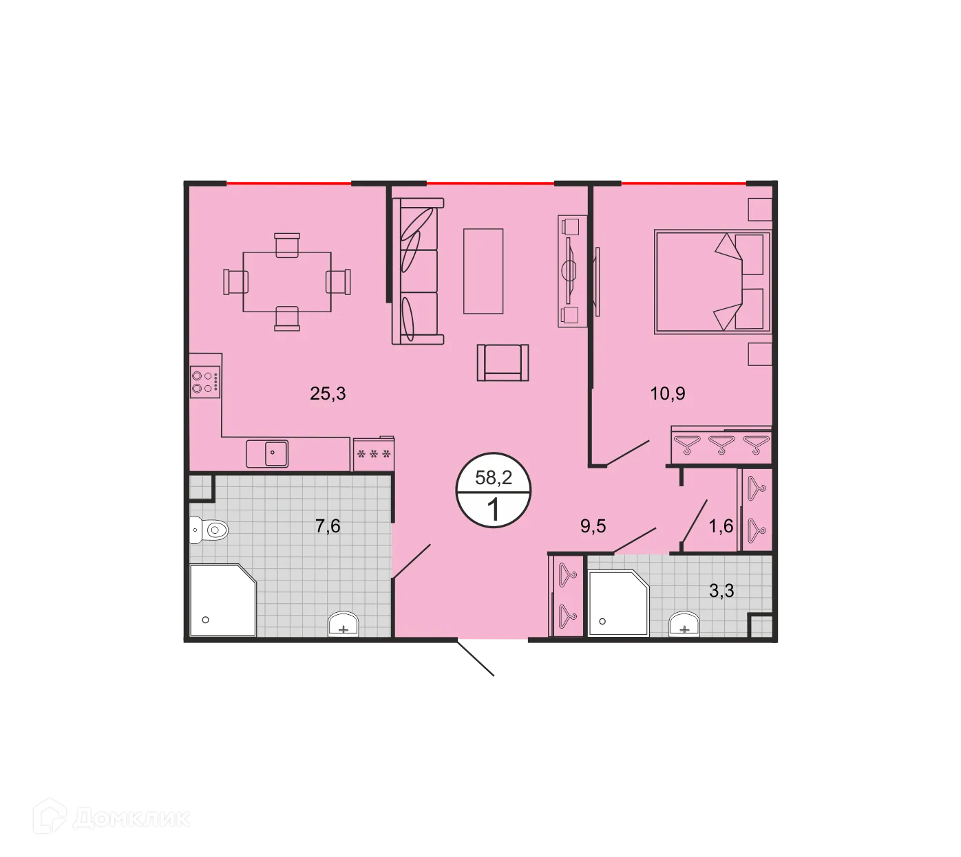 Фото квартиры в ЖК Квартал 204