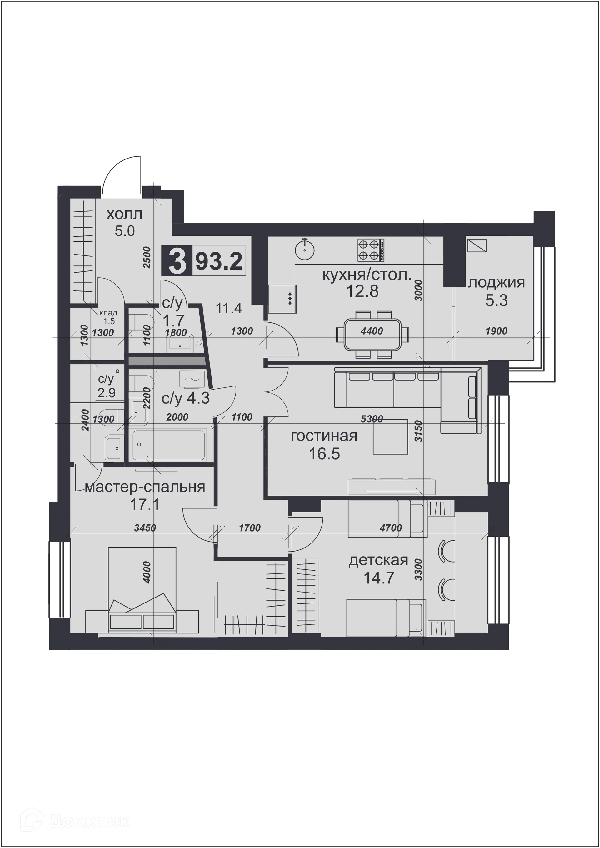 Фото квартиры в ЖК «НАДЕЖДА»