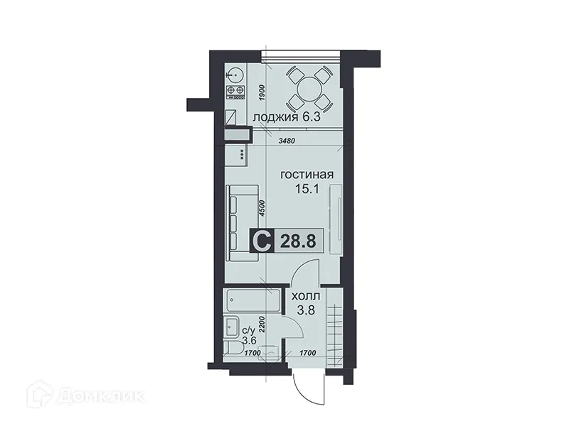 Фото квартиры в ЖК «НАДЕЖДА»