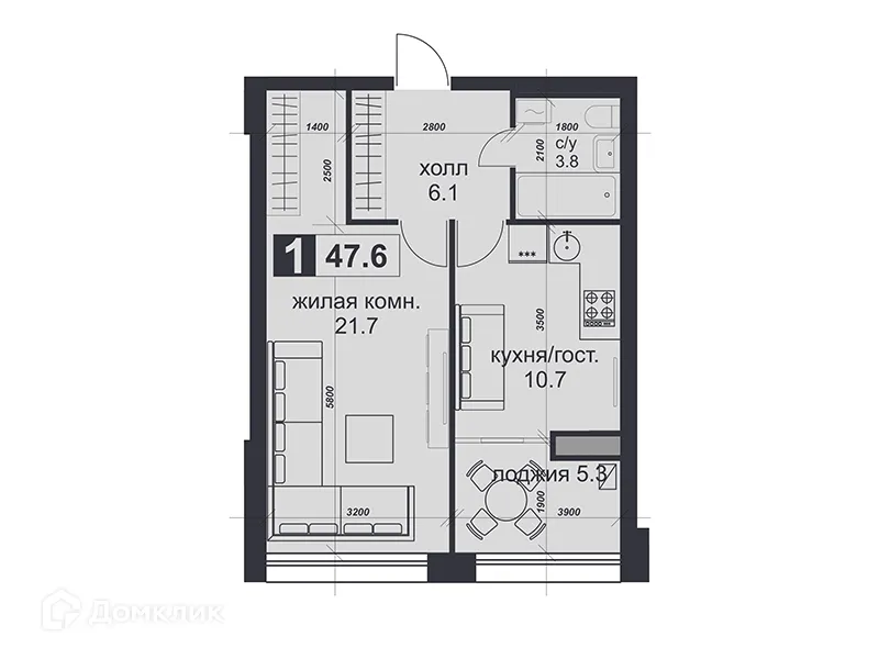 Фото квартиры в ЖК «НАДЕЖДА»