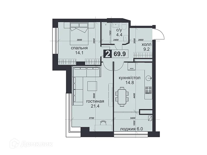 Фото квартиры в ЖК «НАДЕЖДА»