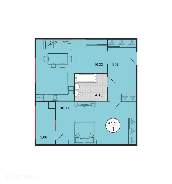 Квартира в ЖК Дыхание