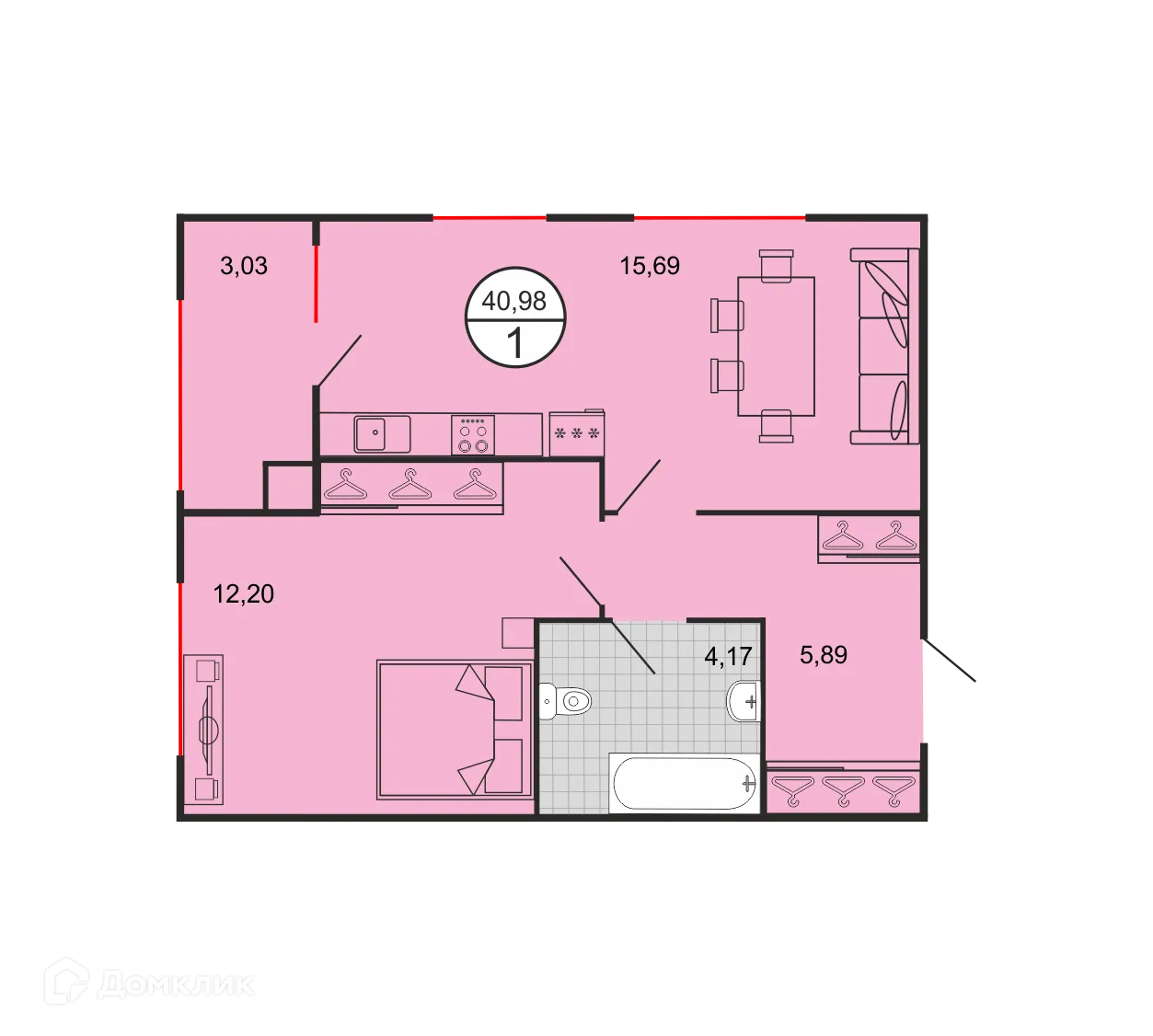 Фото квартиры в ЖК Дыхание