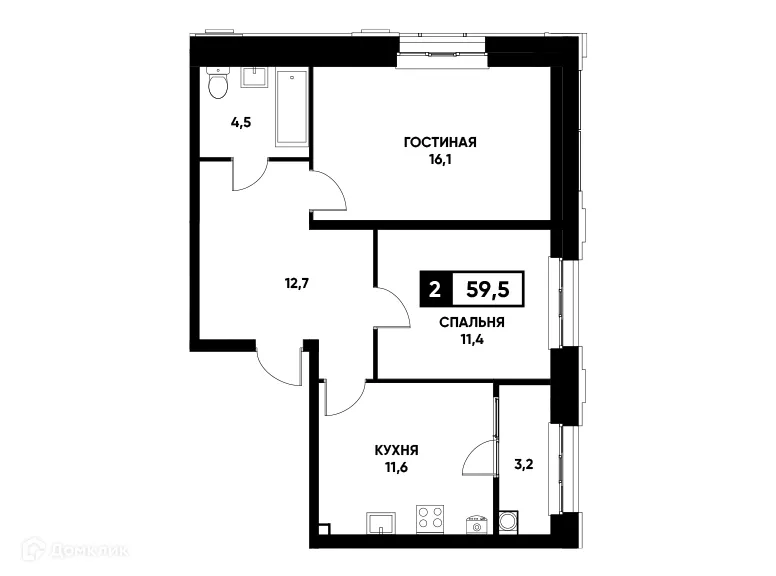 Фото квартиры в ЖК Основа