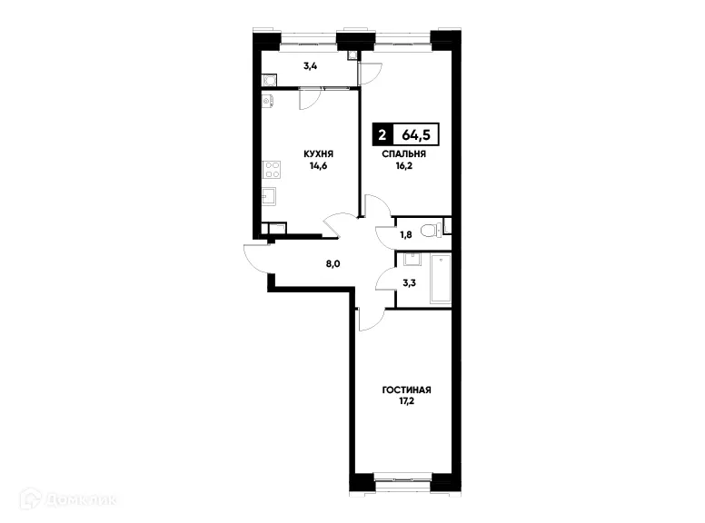 Фото квартиры в ЖК Основа