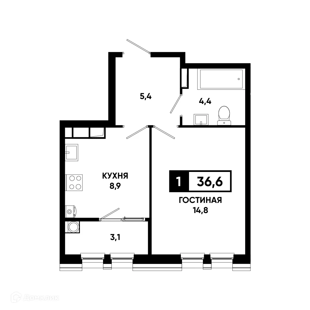 Фото квартиры в ЖК Основа