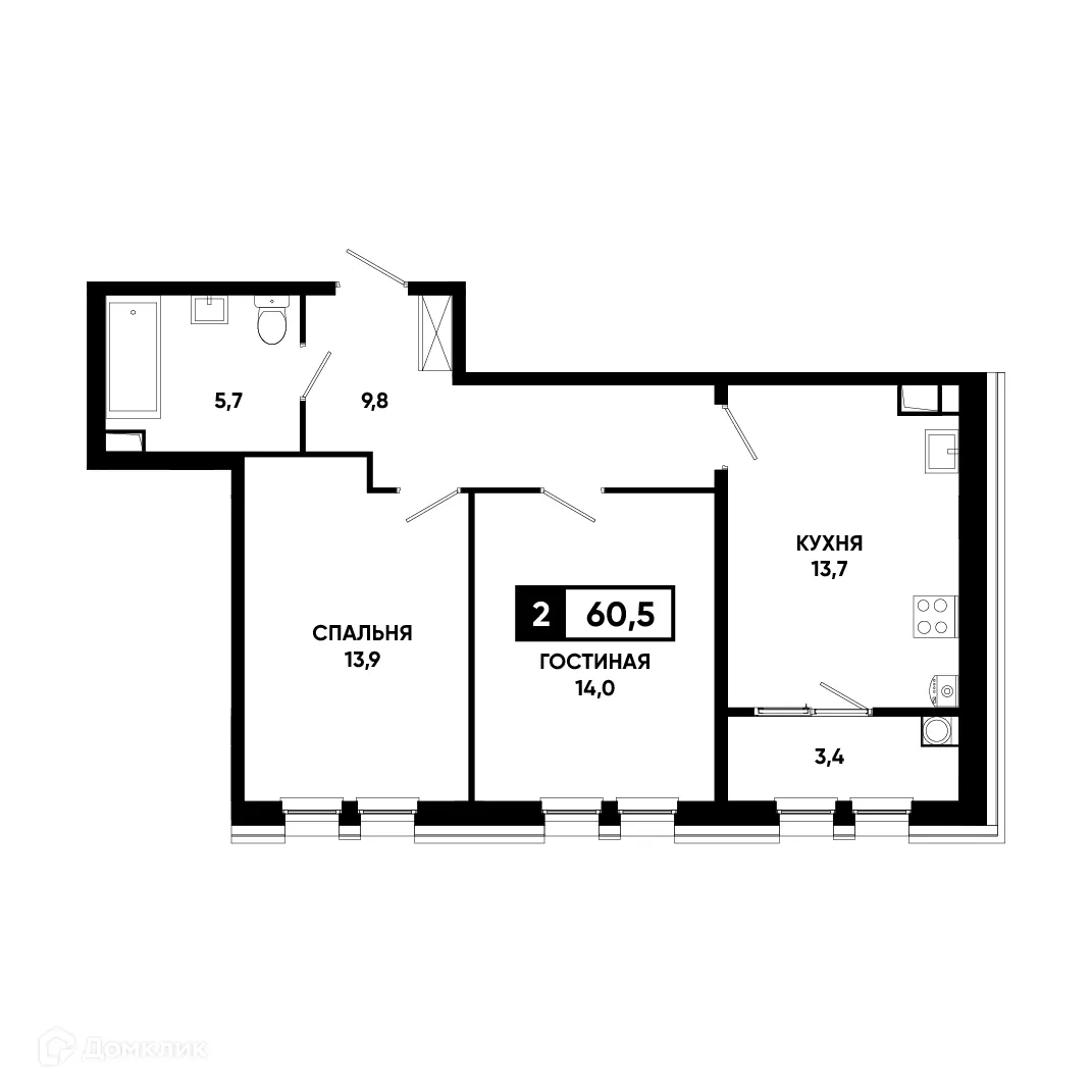 Фото квартиры в ЖК Основа