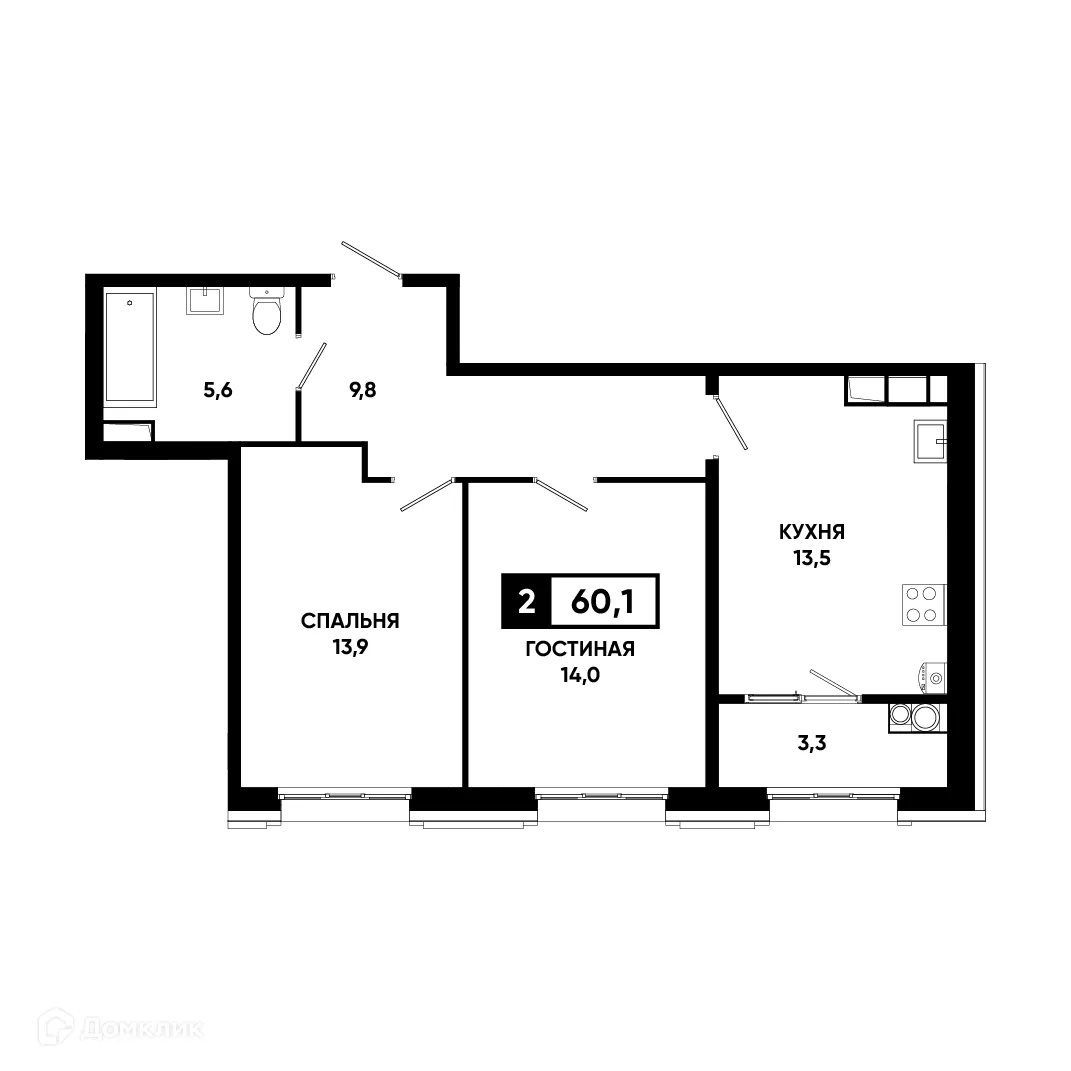 Фото квартиры в ЖК Основа